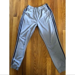 Adidas track pants Silver and Blue